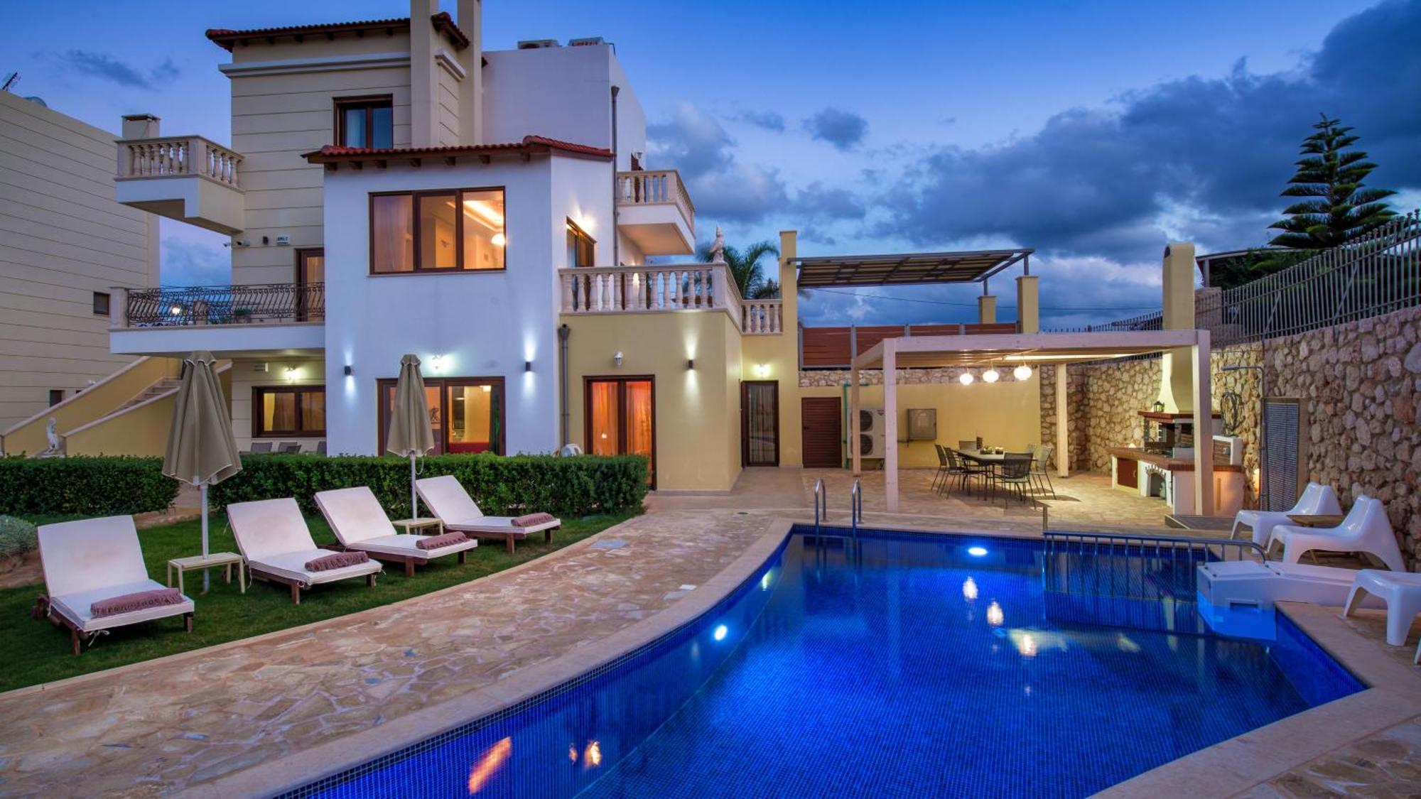 Azzuro Villa With Private Pool By Estia Hersonissos  Exterior foto